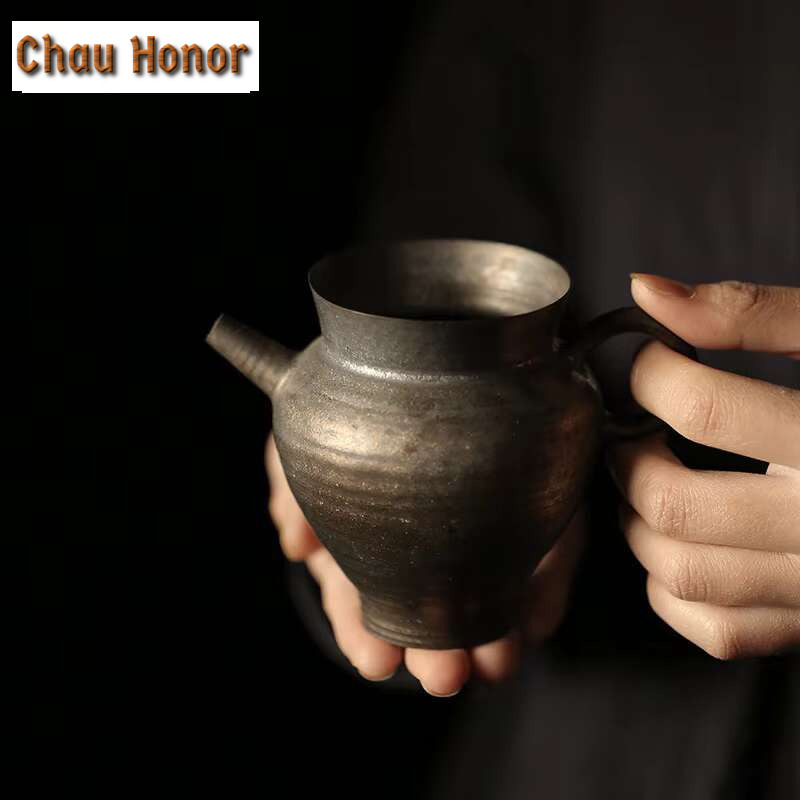 Japanese Pottery - 200 мл китайский Железный глазурованный кувшин