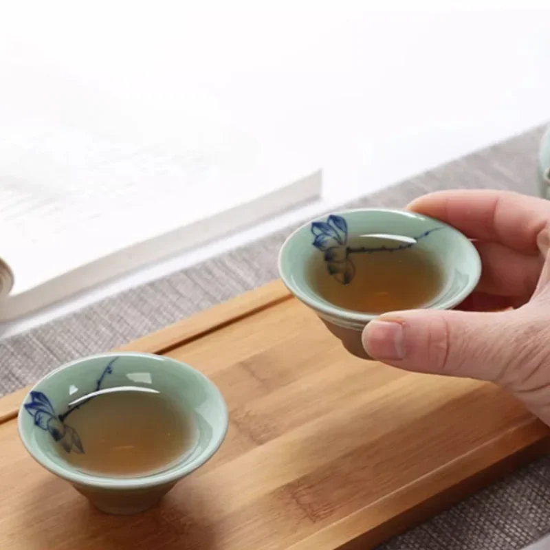 1 шт. Раскрашенная вручную гру – обзор и цена Japanese Pottery